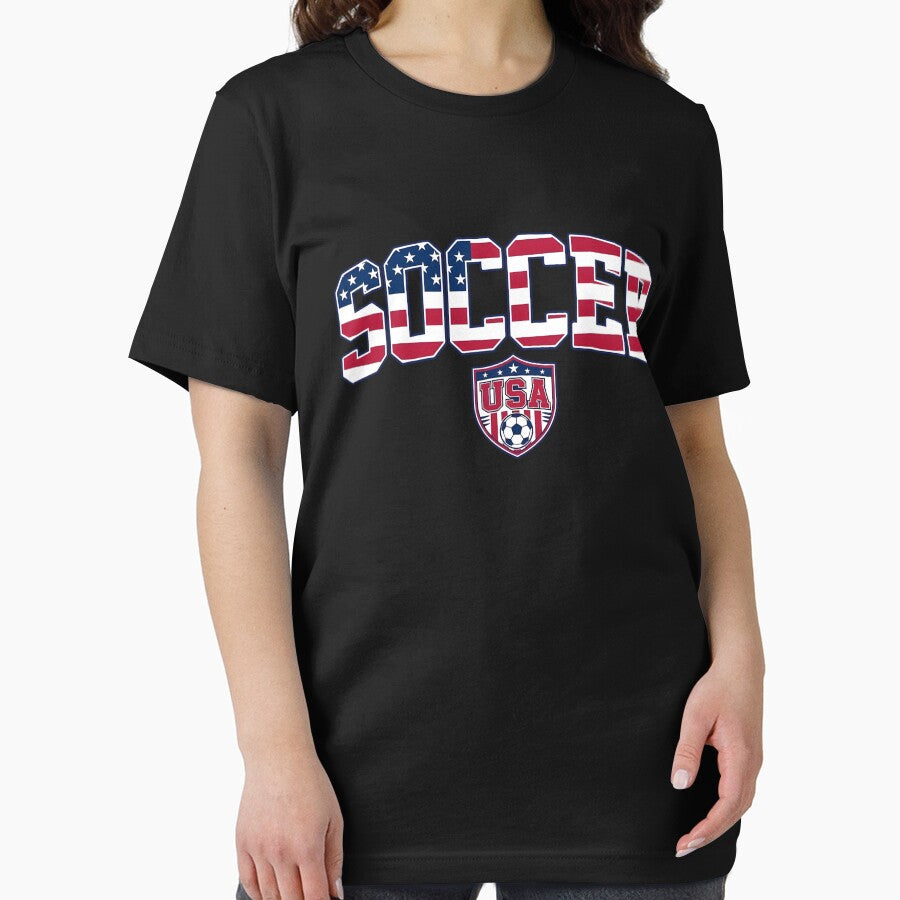 USA Soccer American Flag Patriotic Sports Fan by kienoy