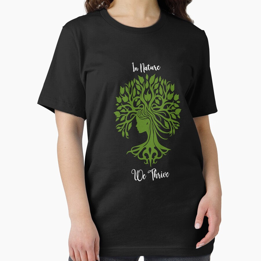 In Nature We Thrive Environmental Protection Positive Text by FemiBiutti