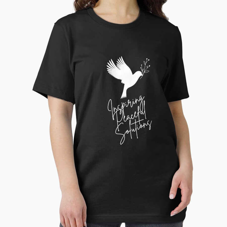 Inspiring Peaceful Solutions Peace Building Positive Slogan by FemiBiutti
