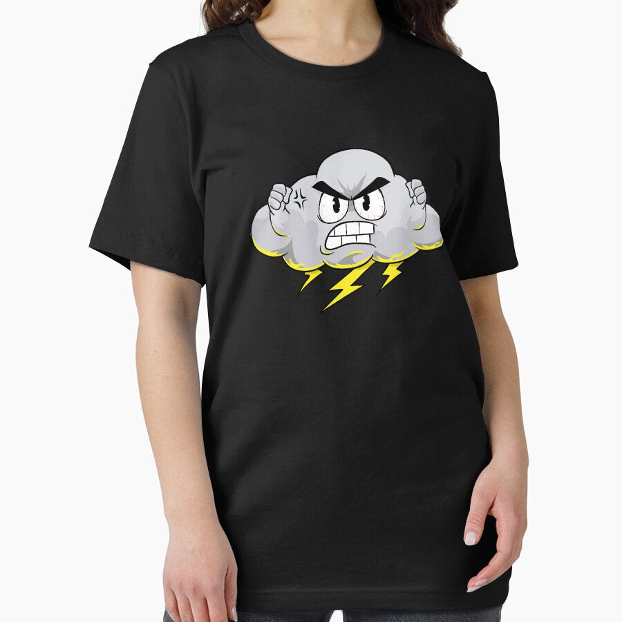 Angry Cloud with Lightning Thunderstorm Weather by perfectpresents