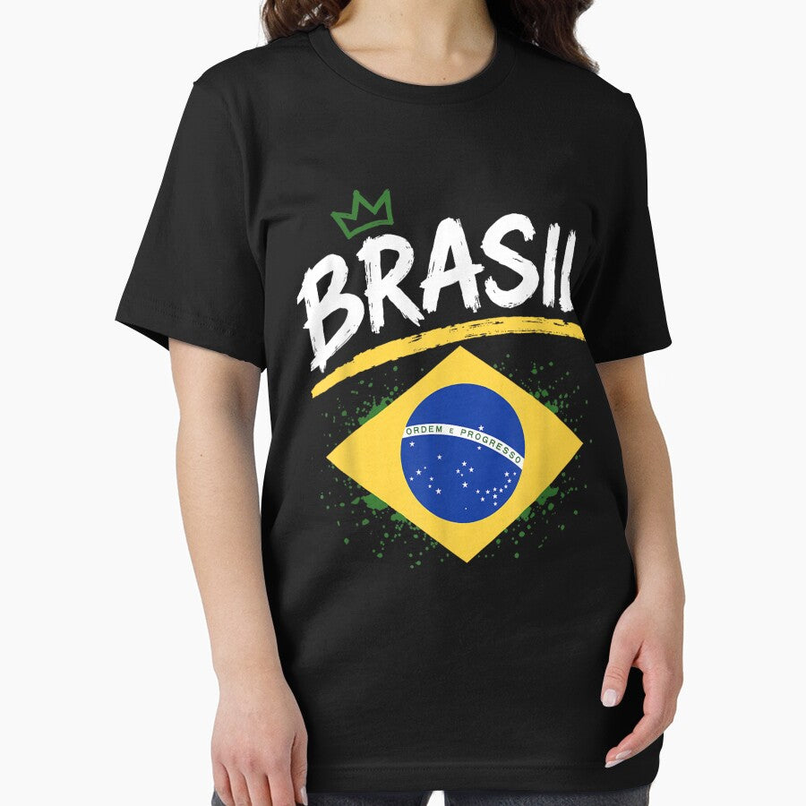 Brasil with Brazilian Flag Colors Men, Women & Kids Brazil by MatherFisher