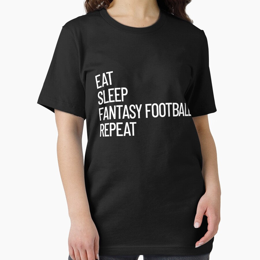 Eat Sleep Check My Lineup Repeat Fantasy Football Gear by DynamicDesign