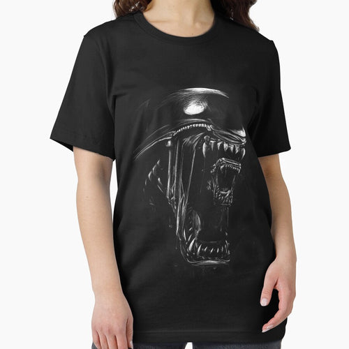 Alien/Xenomorph scratchboard design by Boballee