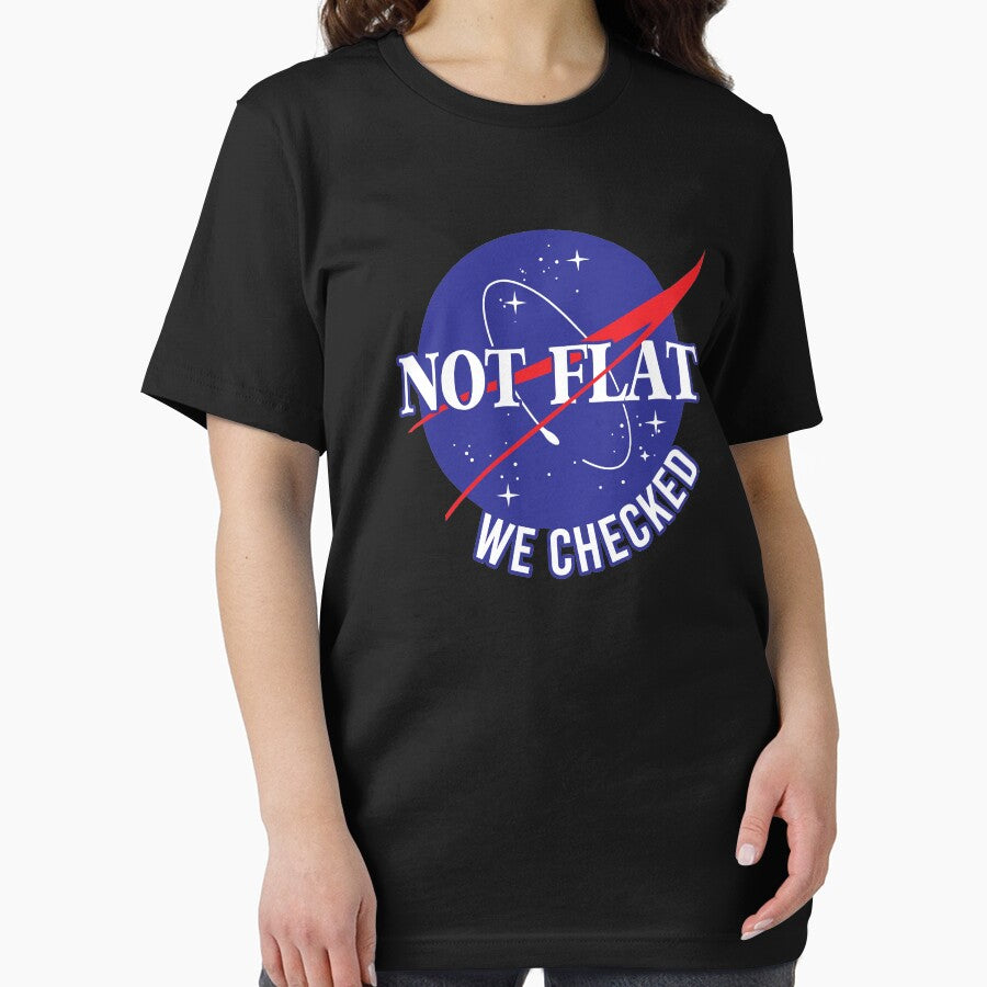 NASA Not Flat We Checked by breh-art