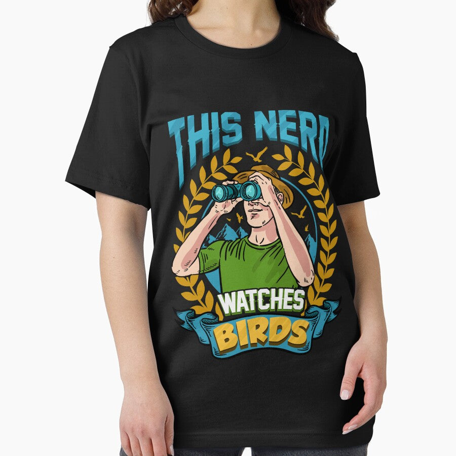 This Nerd Watches Birds Ornithology Gift by Hananiah Merch