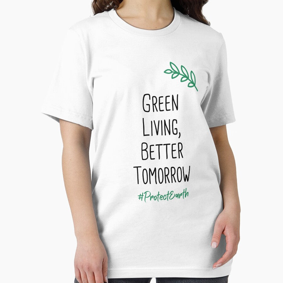 Green Living, Better Tomorrow Environmental Protection Positive Quote by FemiBiutti