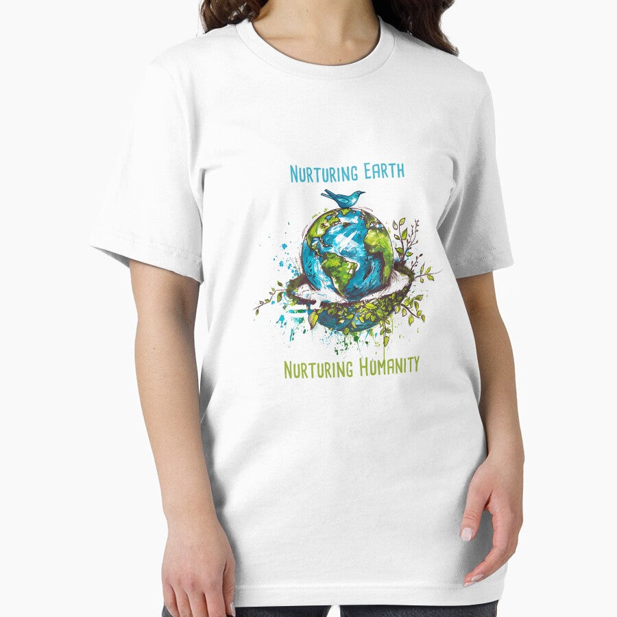 Nurturing Earth, Nurturing Humanity Environmental Protection Positive Slogan by FemiBiutti