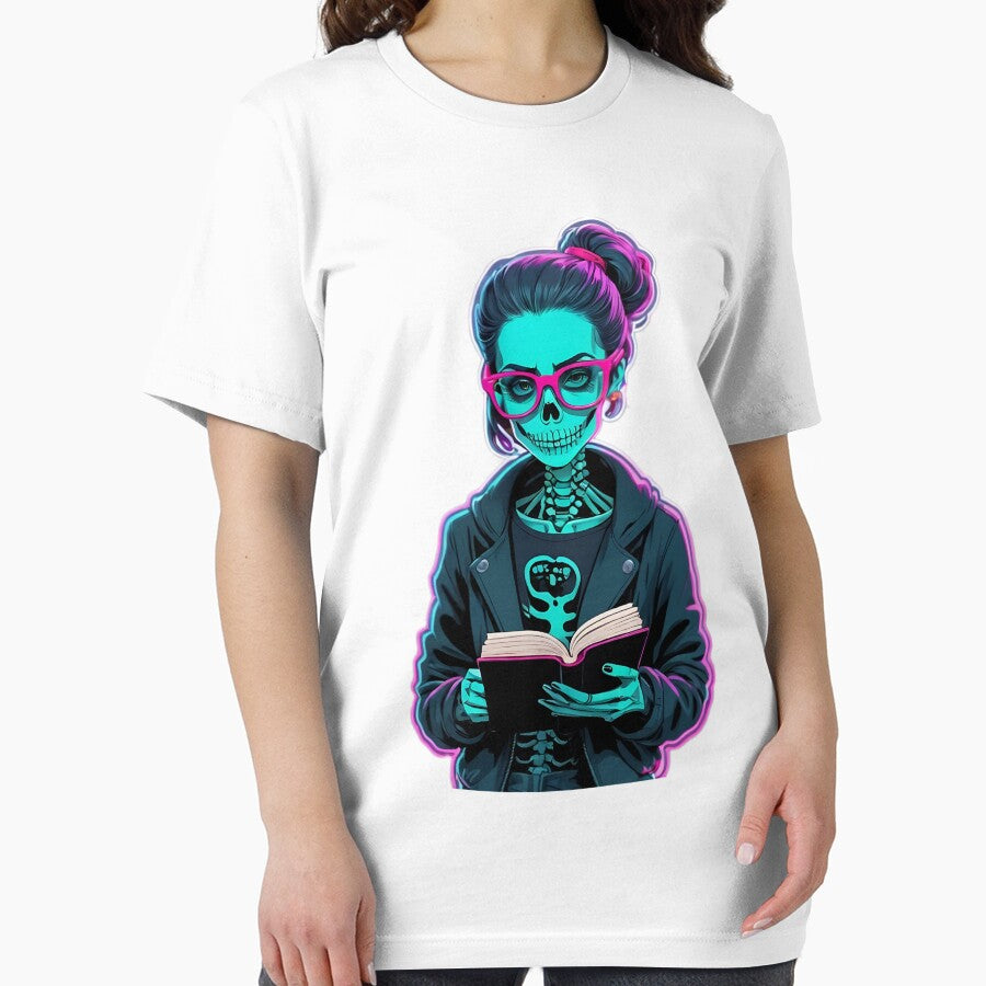 Preppy Skeleton Bookworm by PlanetMarker