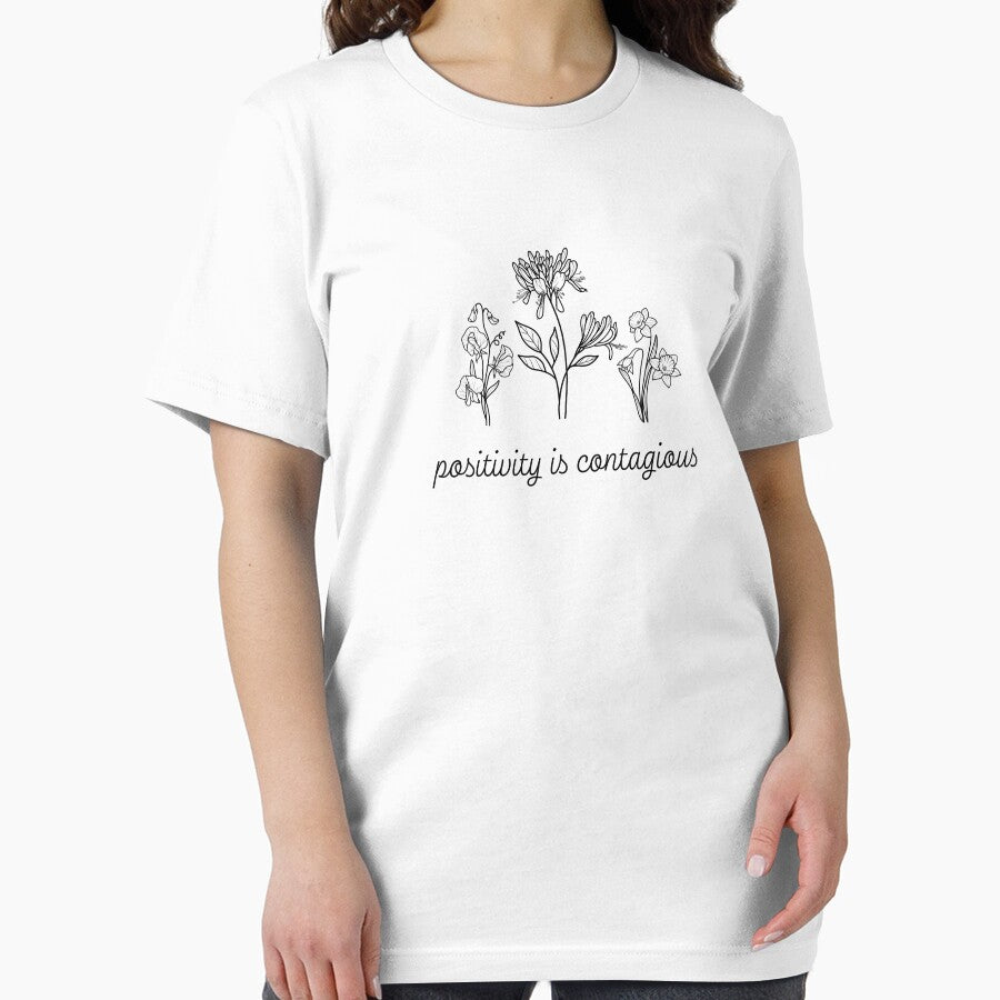 Positivity Is Contagious Mental Health Awareness Positive Inspirational Slogan by FemiBiutti
