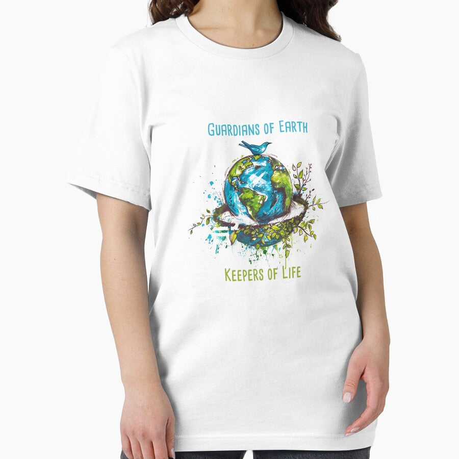 Guardians of Earth, Keepers of Life Environmental Protection Positive Slogan by FemiBiutti