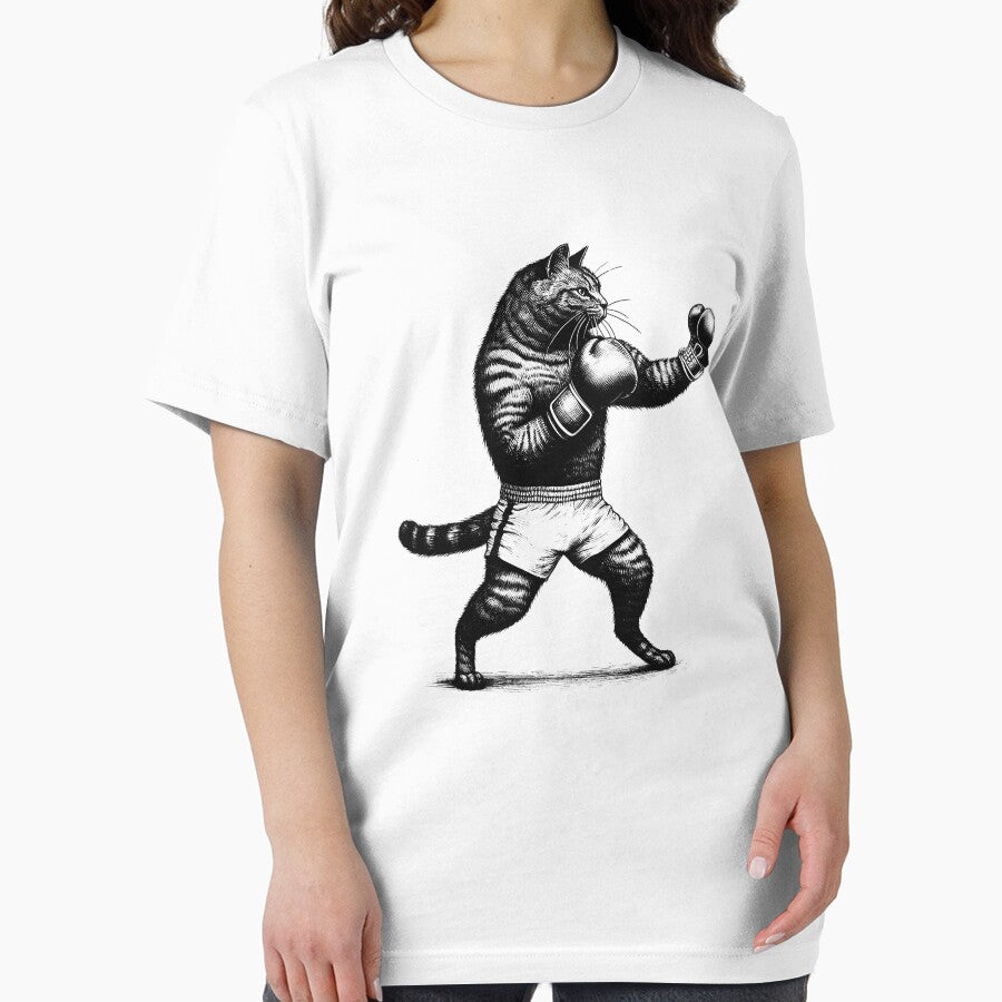 Cat Doing Boxing by Kimberley King Art  King Art