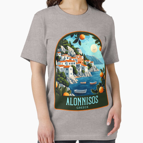 Alonnisos Vintage Travel Illustration by HomeLivingCo