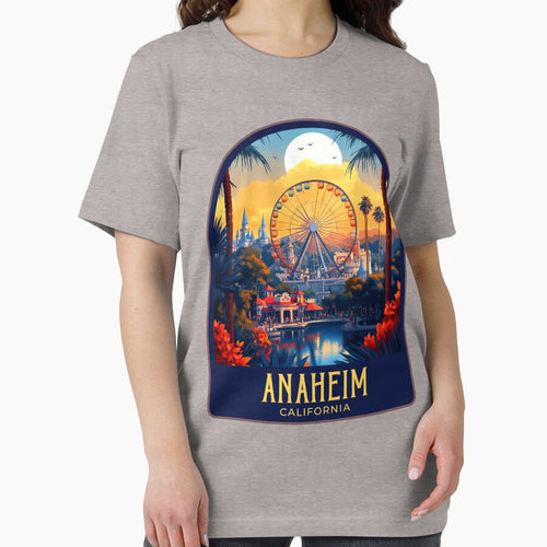 Anaheim Vintage Travel Illustration by HomeLivingCo
