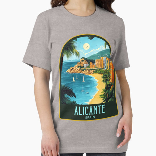 Alicante Vintage Travel Illustration by HomeLivingCo