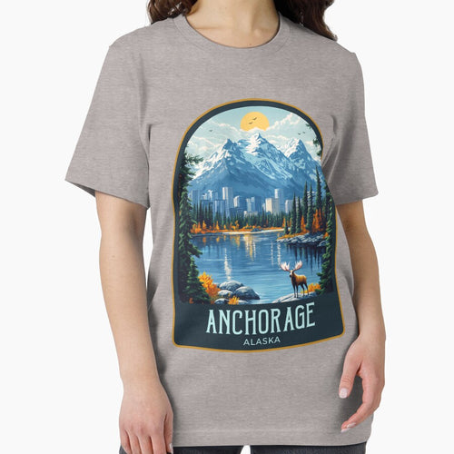 Anchorage Vintage Travel Illustration by HomeLivingCo
