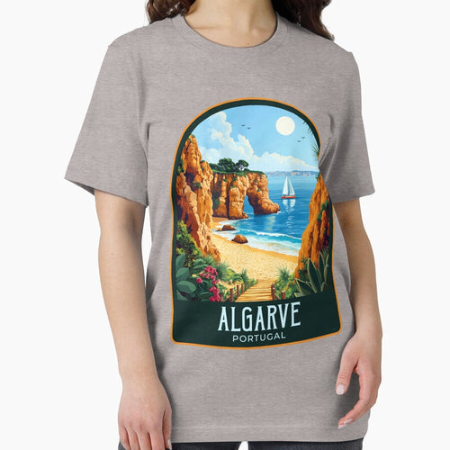 Algarve Portugal Vintage Travel Illustration by HomeLivingCo