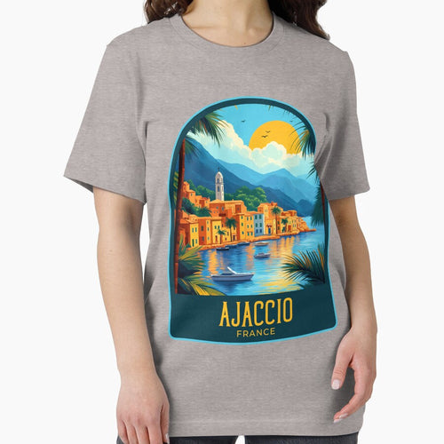 Ajaccio Vintage Travel Illustration by HomeLivingCo