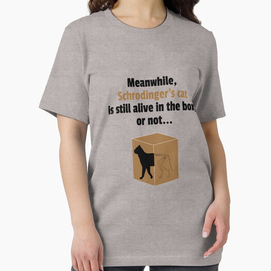 Meanwhile, Schrodinger’s cat is still alive in the box, or not... by Euskadaz