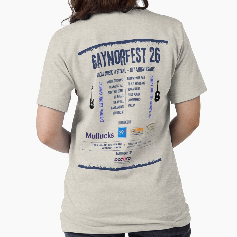 Gaynorfest 26 Festival  Merch by SoSorryNotSorry