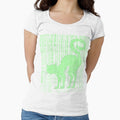 Scary Cat in Digital Matrix Halloween Graphic Tee by Styler Creative Studio