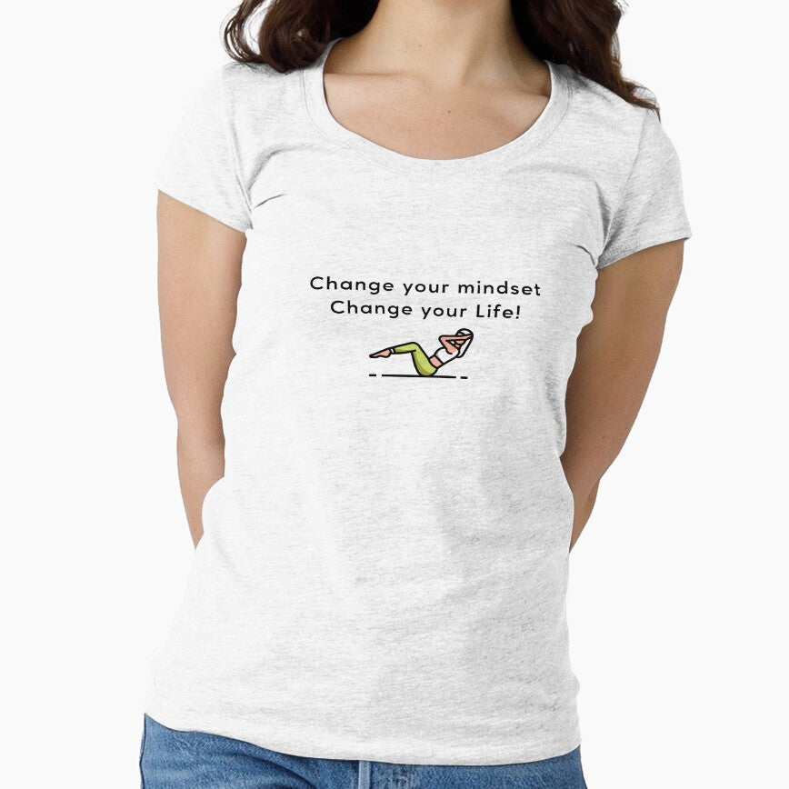 Change your mindset, Change your life workout tee by Viralvibes92