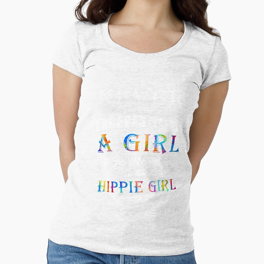 Awesome Never Underestimate Hippie Girl Peace Love Mothers Day by tuanitus