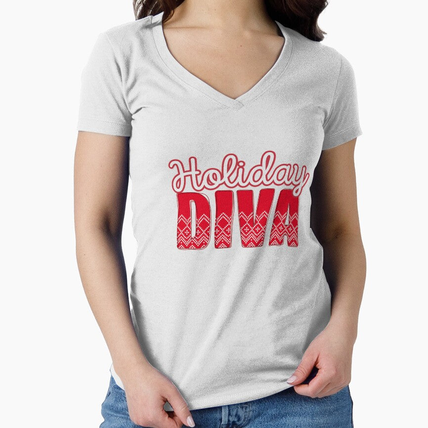 Cute Holiday Diva Holiday Humour Festive Quotes by Renata Illustrata