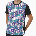 Boho Chic Ethnic Tribal Purple Pattern by mythandframe