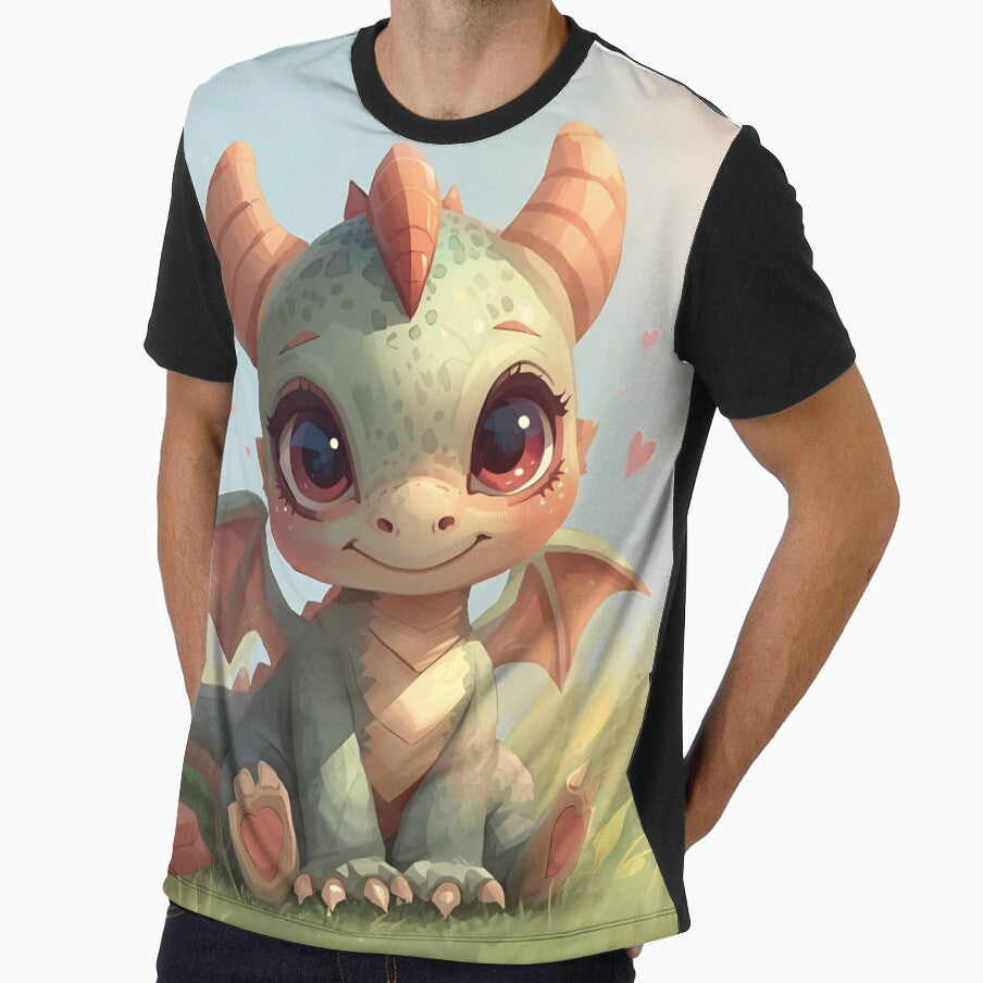 Baby dragon with heart by SimonsDesignArt