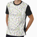 Fun and Colorful Abstract Line Design Pattern by hintprint