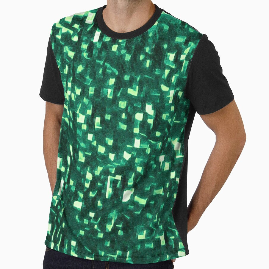 Emerald Green Static Glitch by MidnightRain