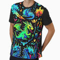 Neon Dragon Cartoon Faces by Imaginarium of Chaos falcon88