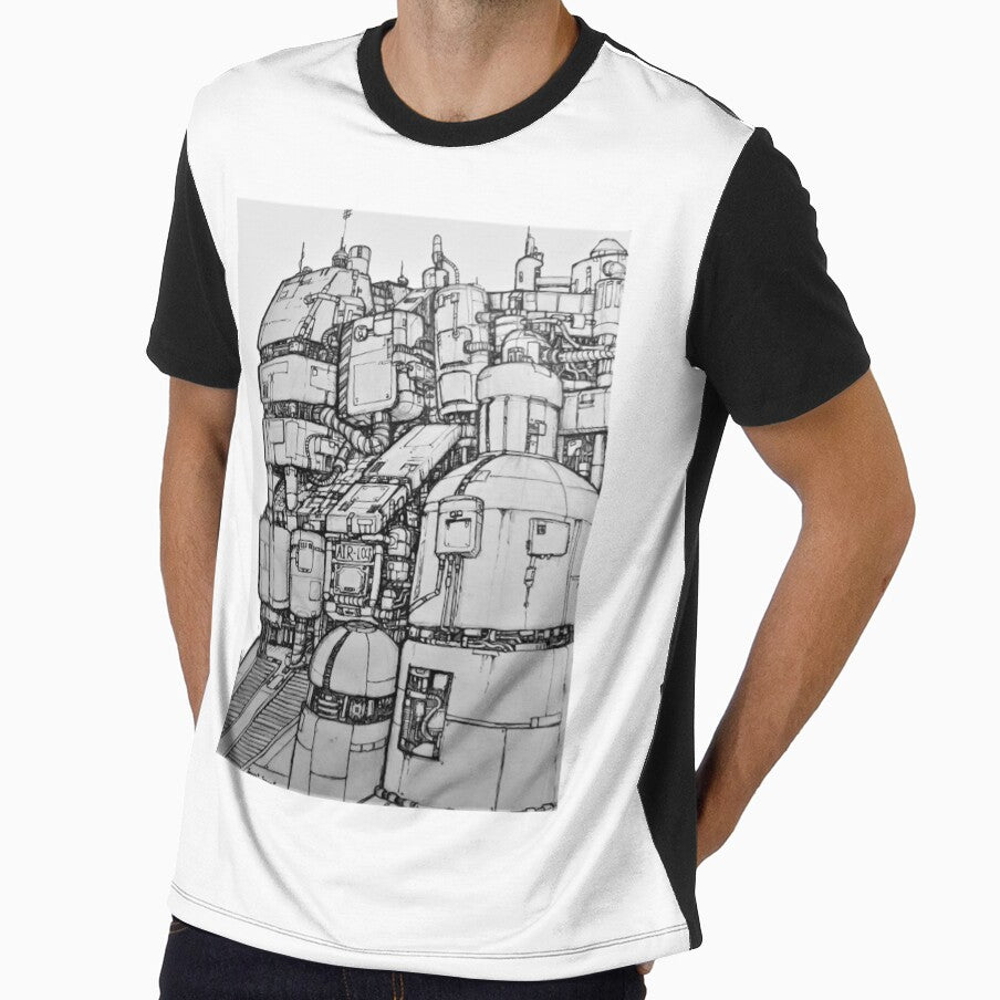 SCI-FI MACHINERY (DRAWING) COOL DESIGN CYBERPUNK by LFtrash