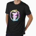 Holographic Astral Glitch Badge, Cosmic Psychedelic Rainbow Gradient with Retro Matrix Simulation Effect by PrimalAlchemy