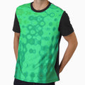 Abstract Green Glitch Pattern by thirdwheeltees