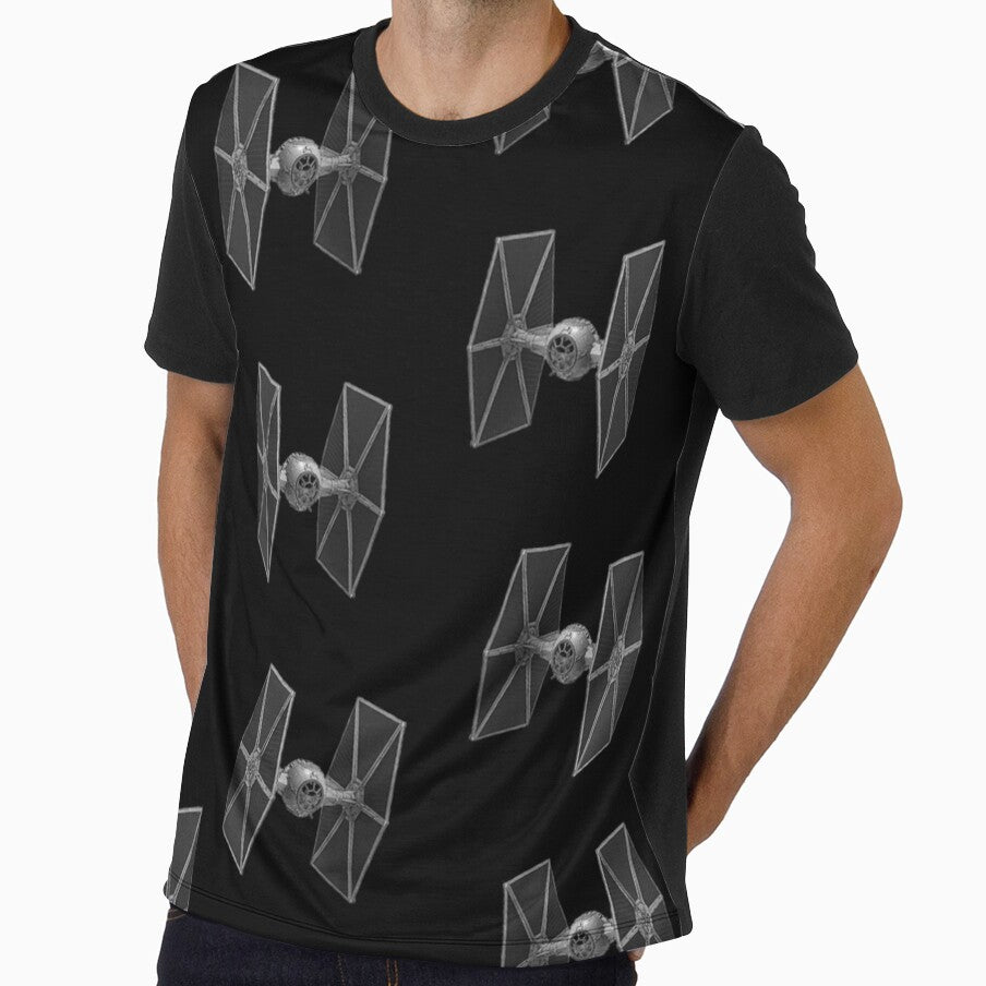 Evil Space Fighters Geometric Pattern by orionlodubyal