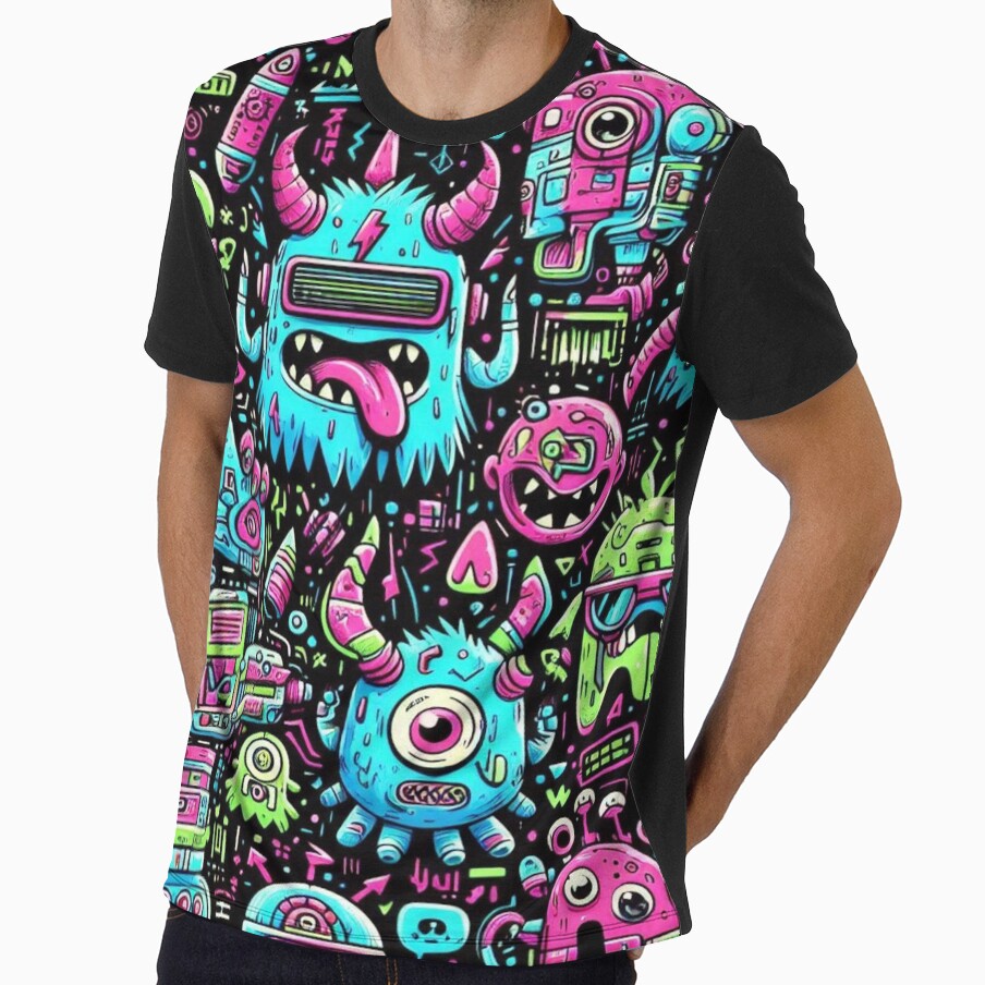 Neon Cyberpunk Monsters by Imaginarium of Chaos falcon88