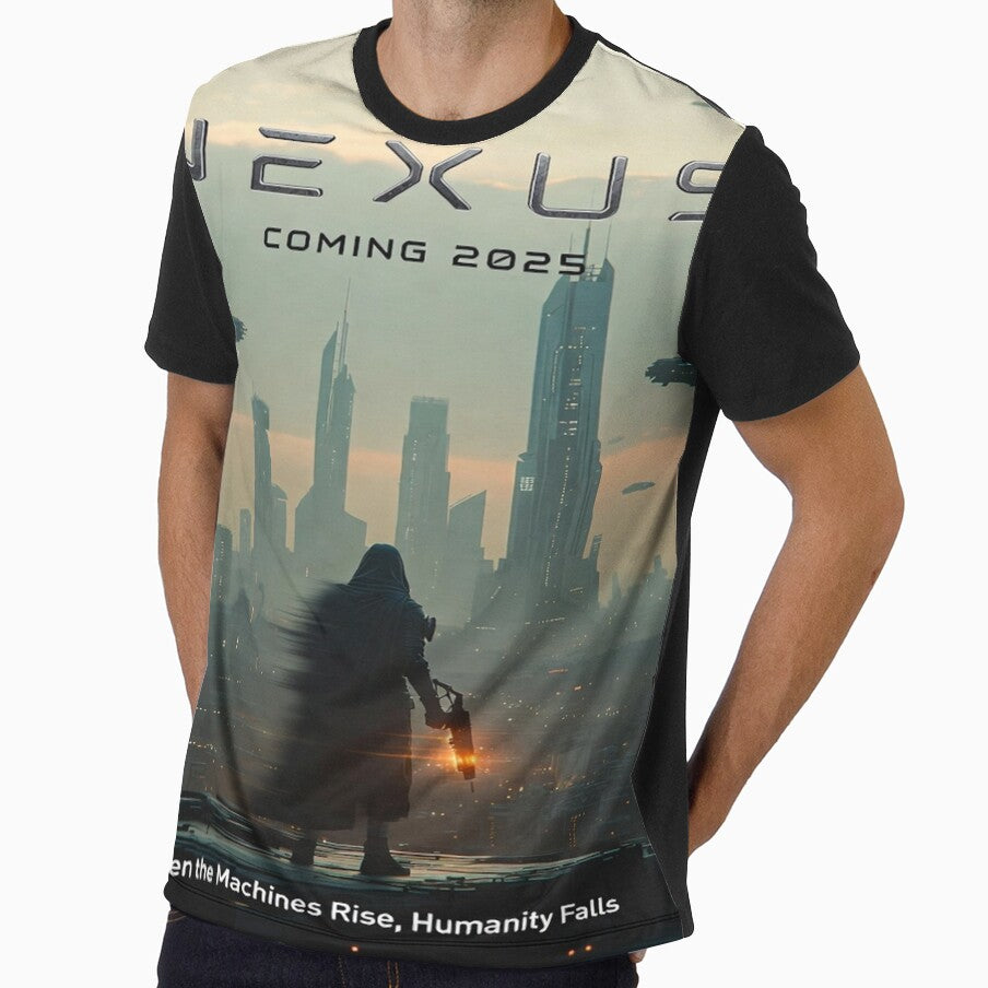 NEXUS – Futuristic Sci-Fi Movie Poster | Dystopian Cyberpunk City Film Art (Coming 2025) by Sushikidsntod