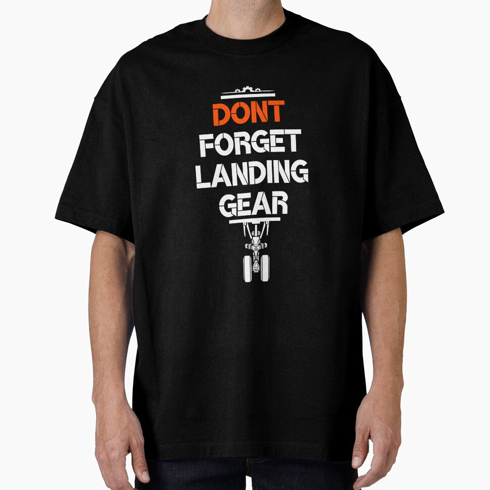 Don't Forget Landing Gear Airplane Quote Design by FlammableTacoTS