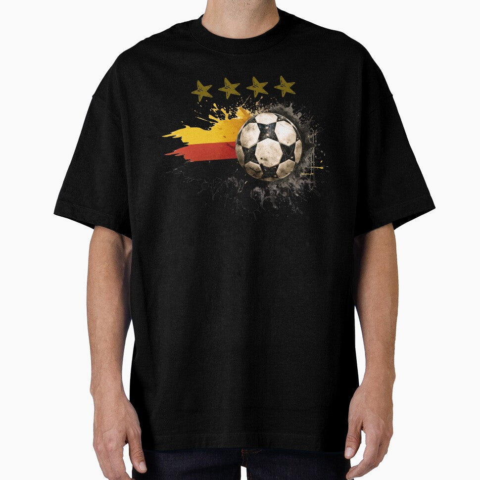 Germany Flag and four golden Stars by HandicraftArt