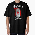My story began in Canada Flag Fingerprint DNA Canadian by PartyShirts1