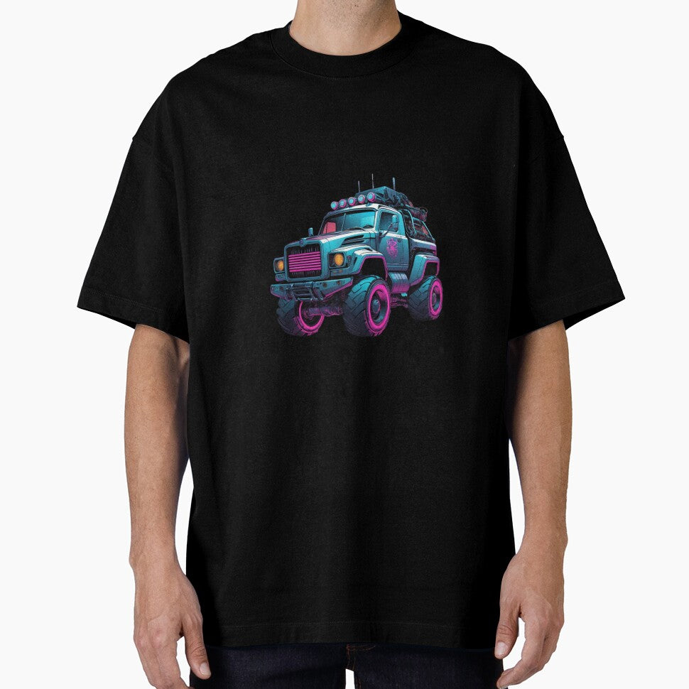 "Cyberpunk Truck: Future on Wheels" by andry01