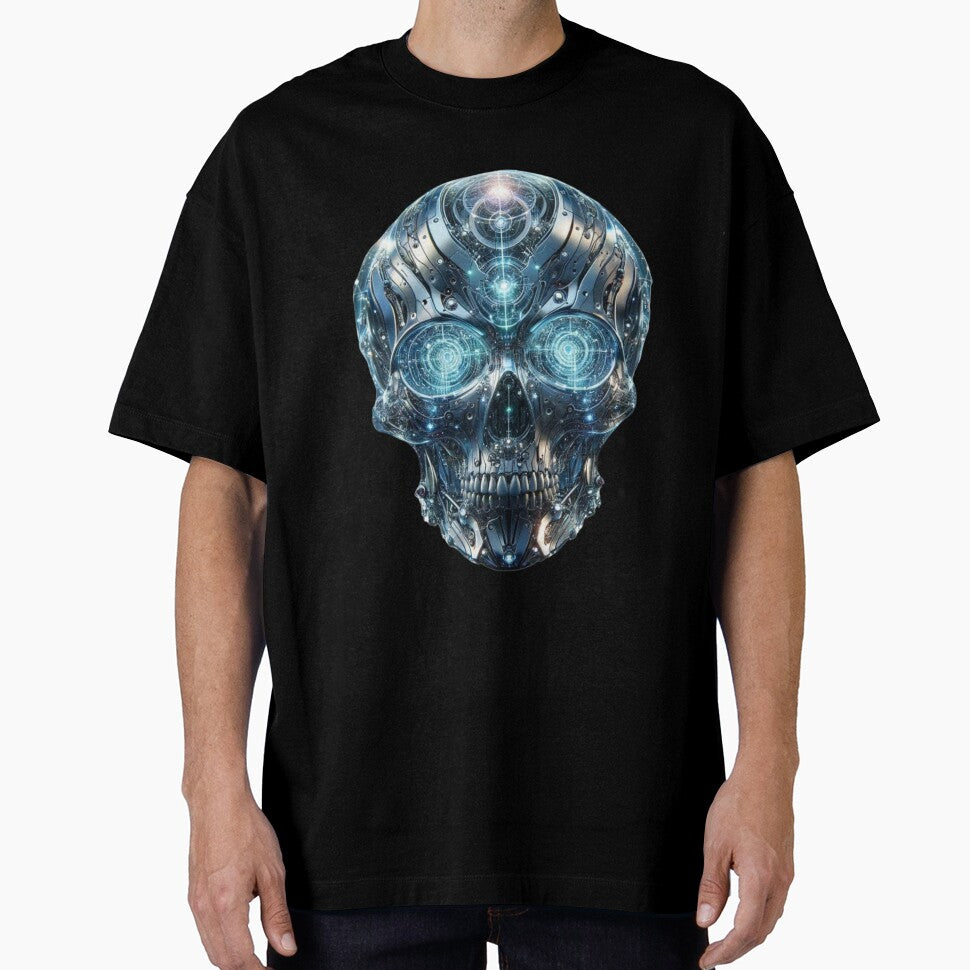 "Fusion of Epochs: The Cyborg Skull" by gh7aby