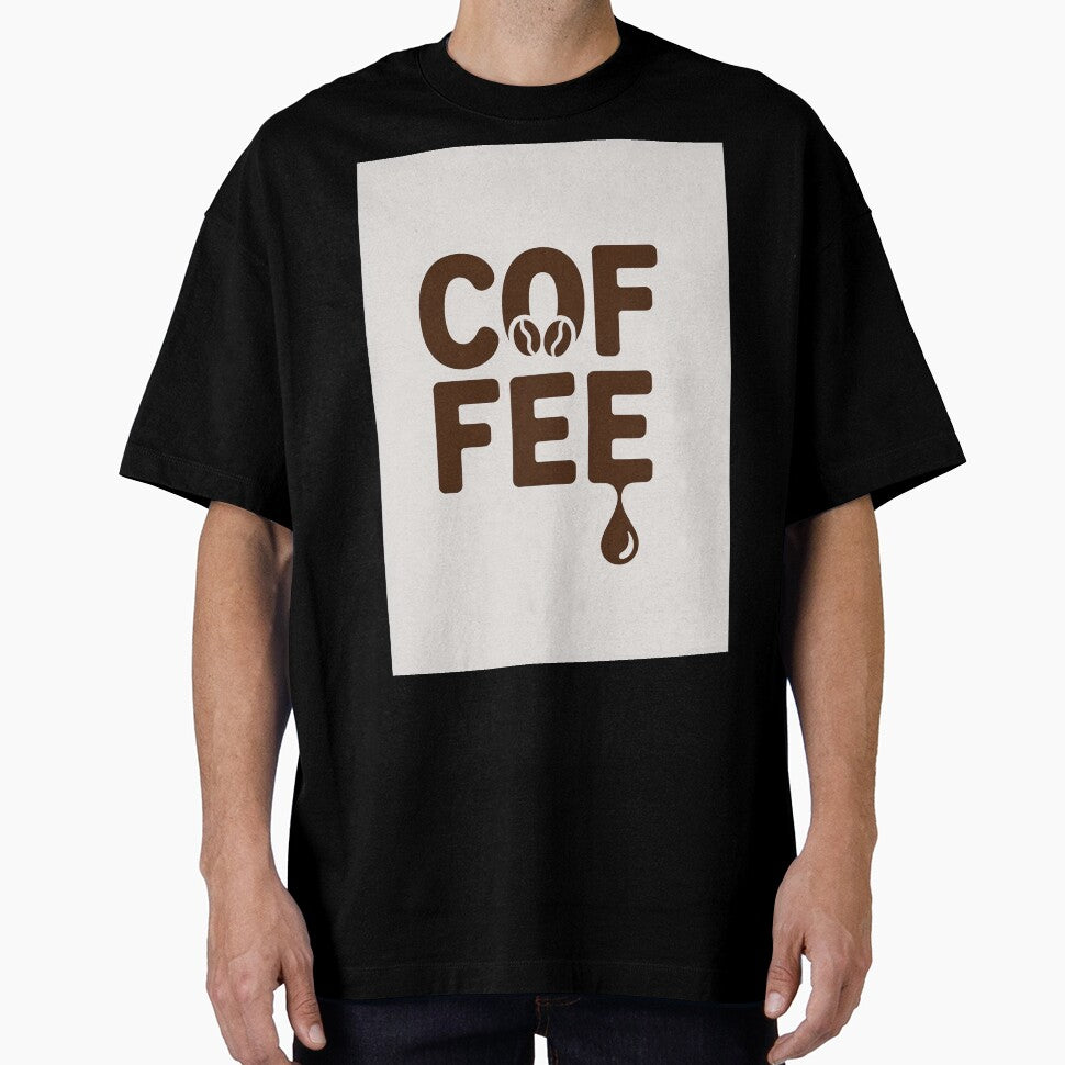 Minimalist Coffee Poster — “COFFEE” by GiriaGallery