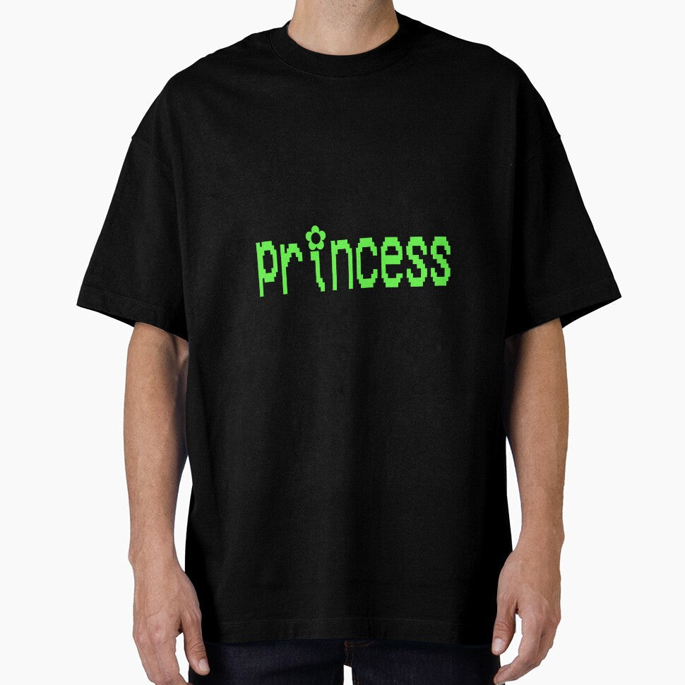 y2k neon video game "princess" text by stickersbyro ☆