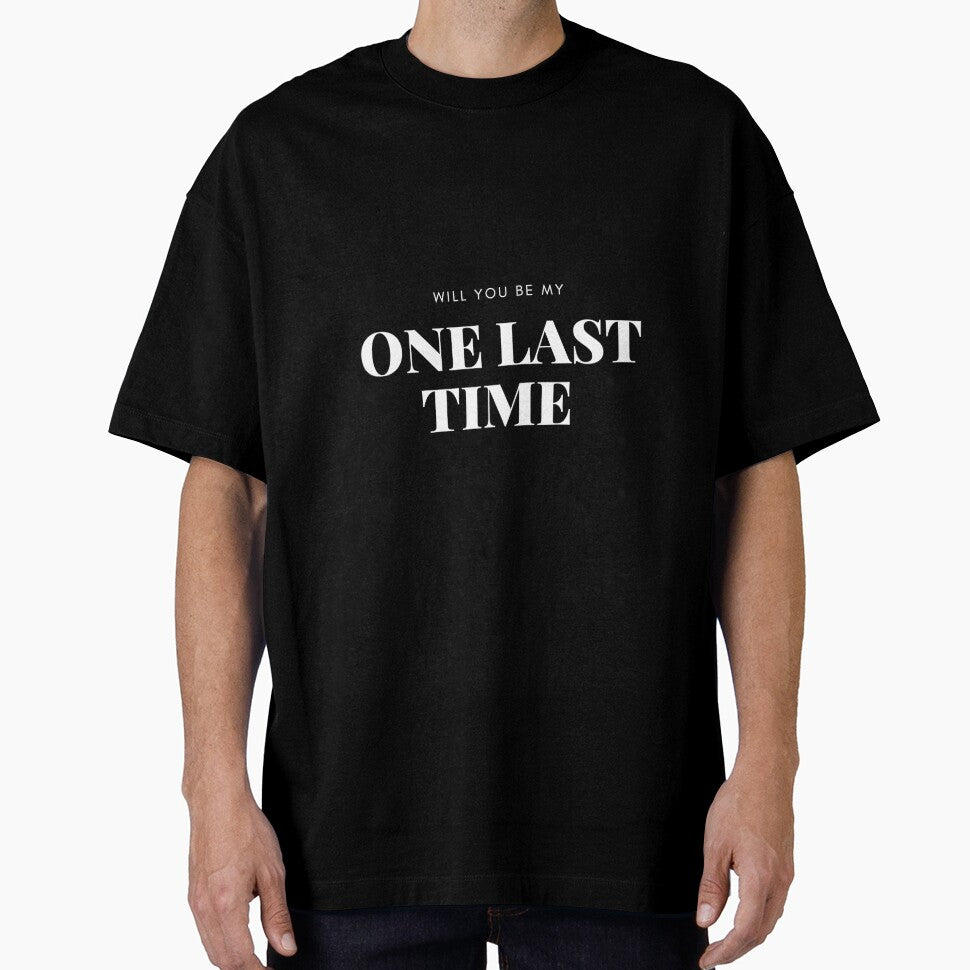 One Last Time – Minimalist Love Quote Typography Design by SivaAura