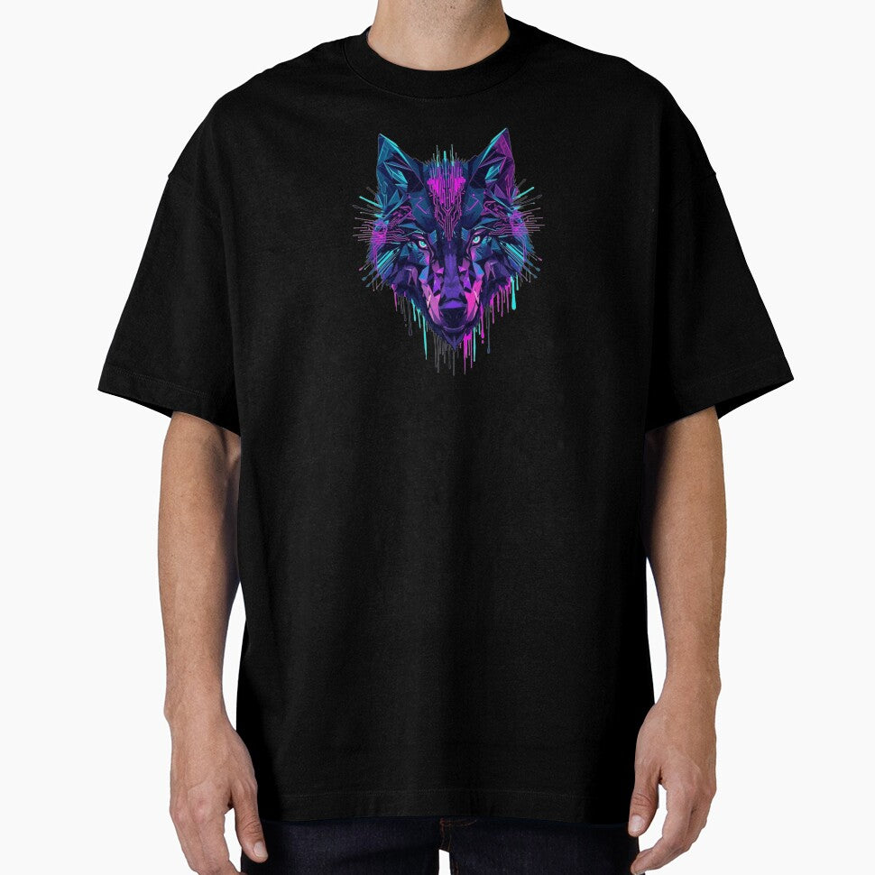 Geometric Wolf Head by garts