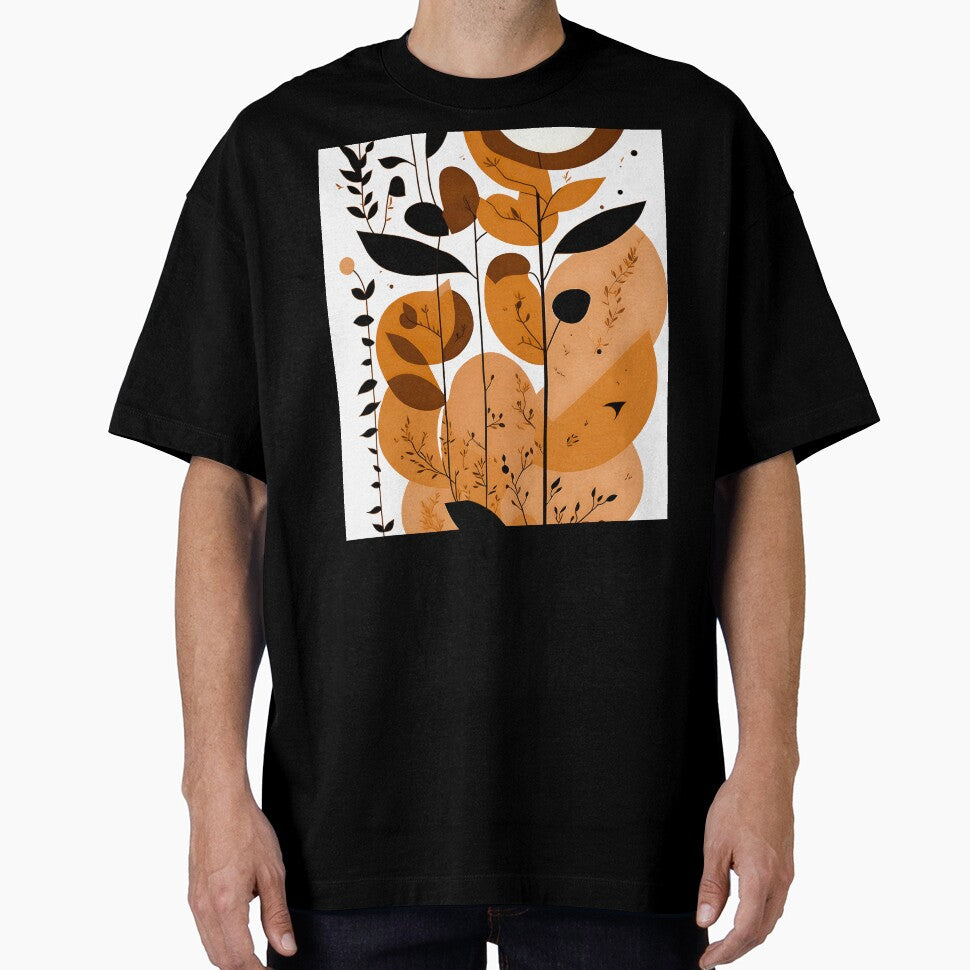 Boho Organic Shapes In Earthtones And Peach-Banana by DEC02