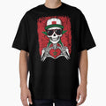 Moroccan Pride Skeleton Art - Morocco Football & Atlas Lions Spirit Tee by Colorful Designs