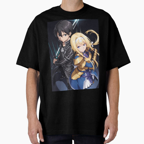 Alice Zuberg Sword Art Online anime fantasy knight sacred sword blue gold anime girl by CarlosBender
